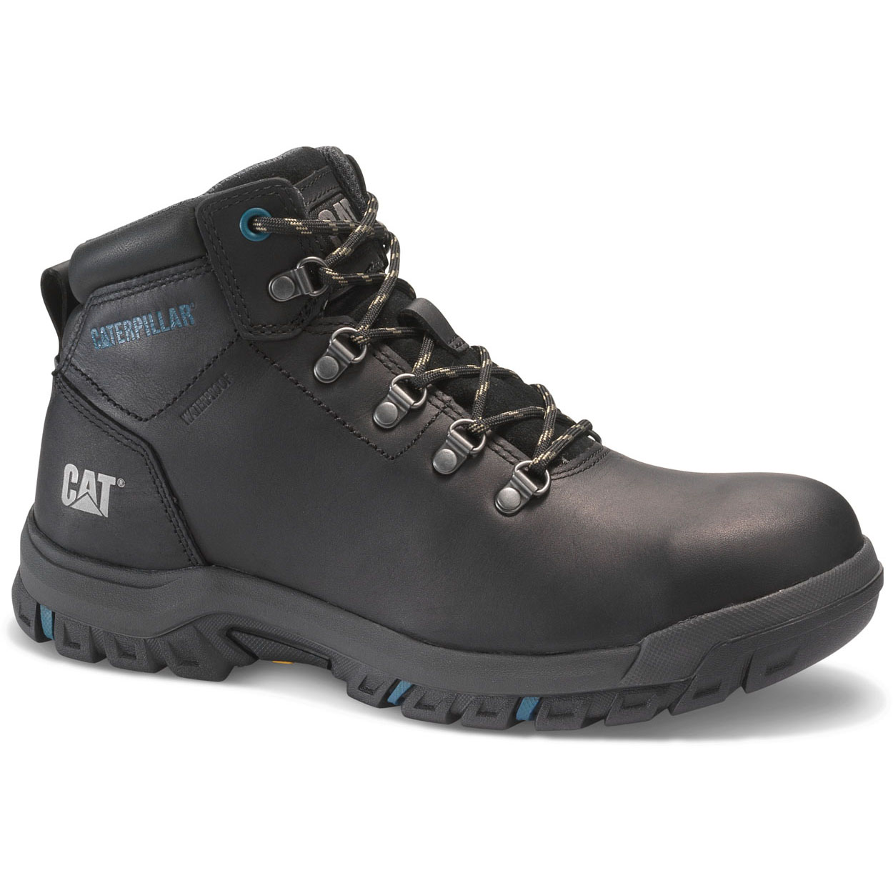 Caterpillar Mae St Wp - Womens Safety Boots - Black - NZ (947LVTQWE)